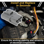 3 Pin Electric Fan Control Connector Plug for Toyota 