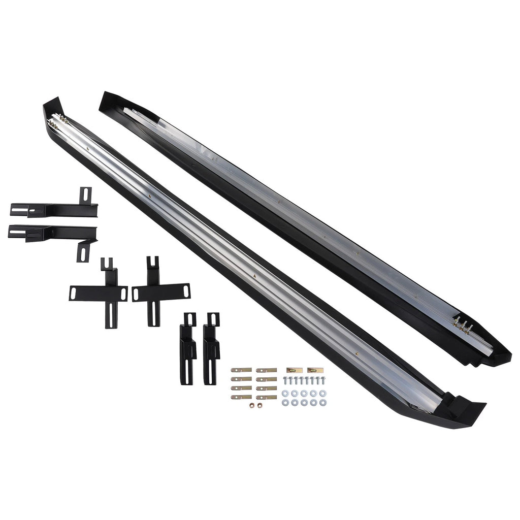 Running Board Side Steps for Toyota Highlander (2014-2019) White & Black