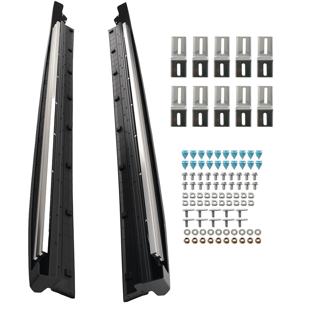 Black Nerf Bars for Hyundai Santa Fe (2019–2023) Aluminum Alloy Steps