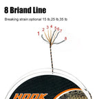 8X Braid Carp Fishing Line 20M 15LB 25LB 35LB Green Brown Black White