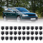 30 Pack Secure Fit Door Trim Panel Retainer Clips for VW Golf, Passat B5