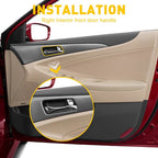 Interior Door Handle for Hyundai Sonata (2011–2015) Chrome