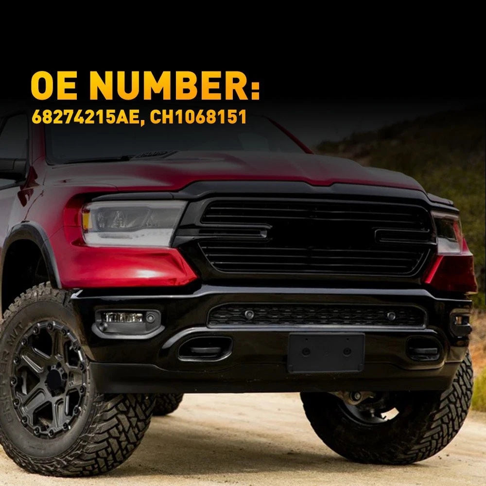 Front Bracket License Tag Plate for Ram 1500 (2019–2022) 68274215AE CH1068151