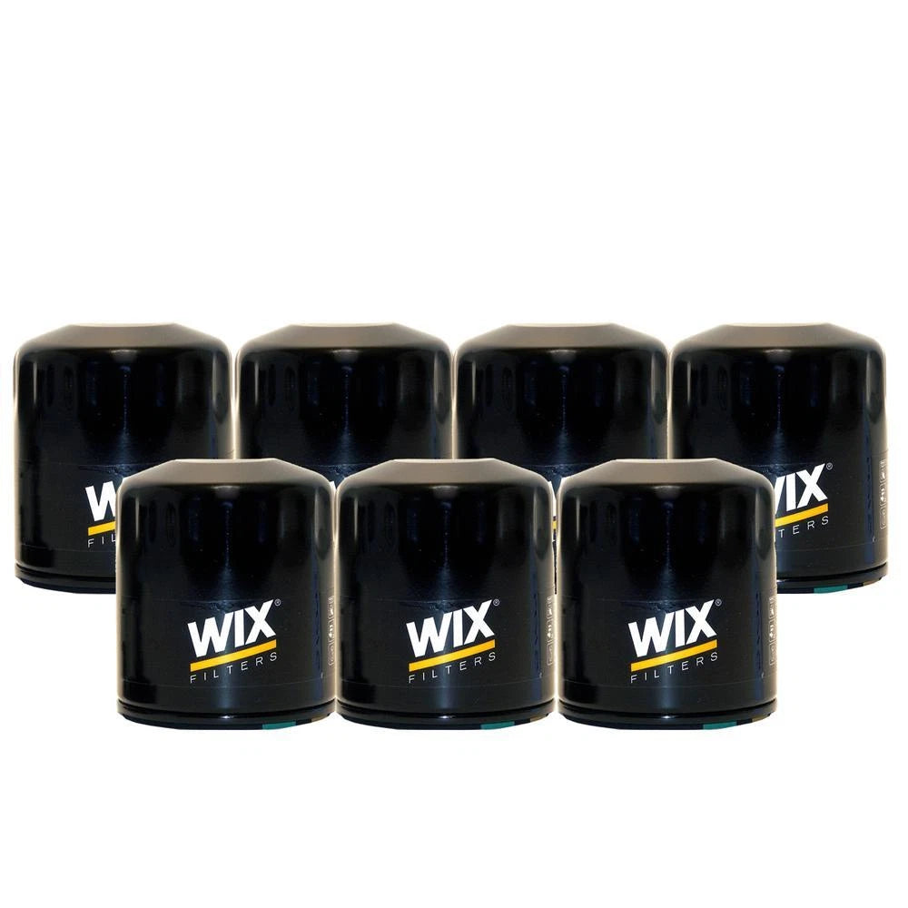 Set of 7 Wix 51042 Engine Oil Filter Kit for (Spin-On)