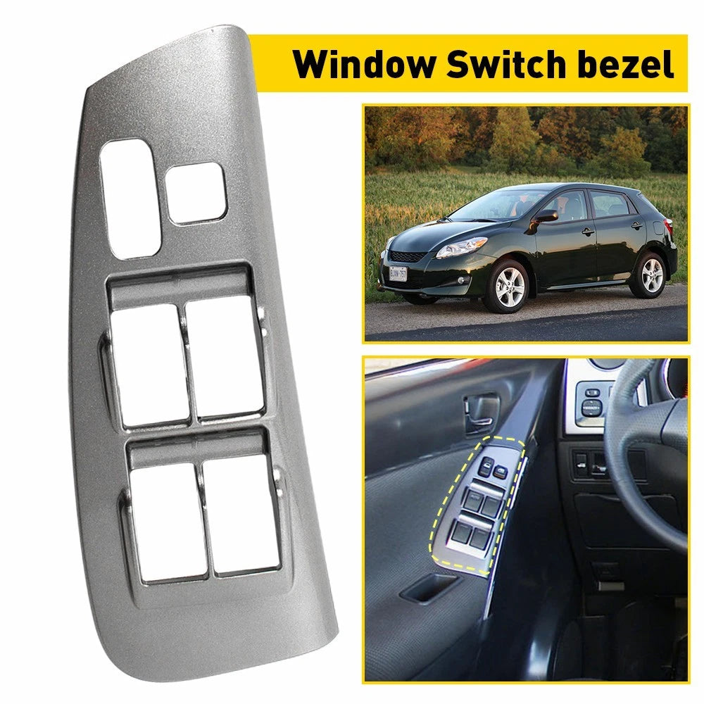 Driver Master Power Window Switch Bezel for Toyota Matrix (2003–2008) 7423201030 EXV