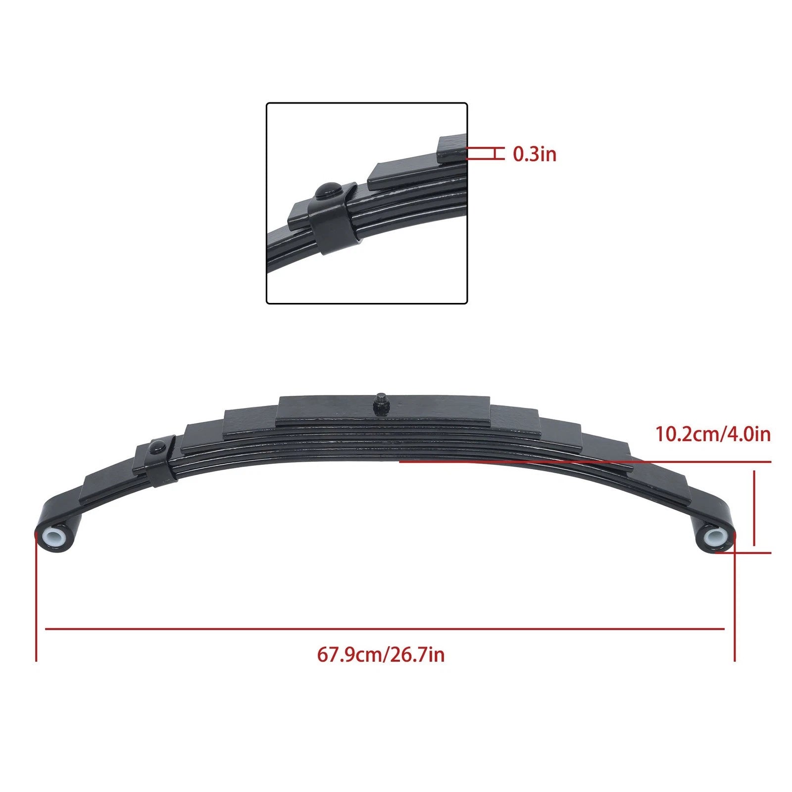 Set of 6 Leaf Springs for Make Model