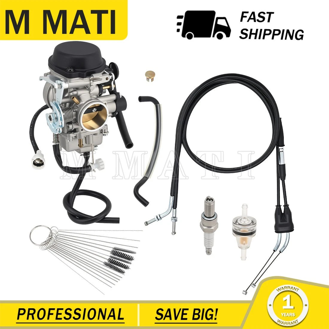 Throttle Cable for Suzuki DR-Z400S (2000–2008) DR-Z400SM (2005–2018)