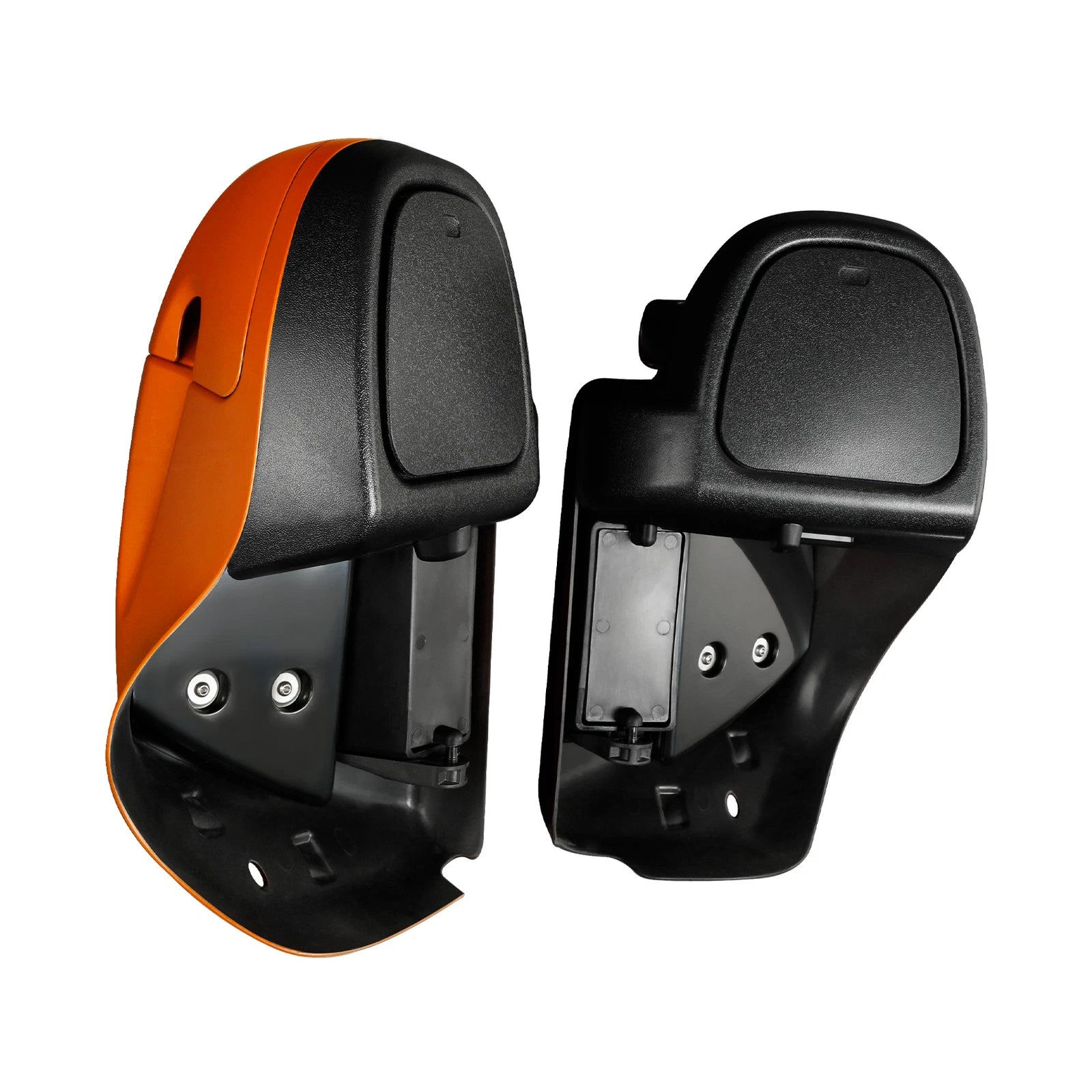 Lower Vented Leg Fairings for Harley Road Glide (2014–2025) - Scorched Orange