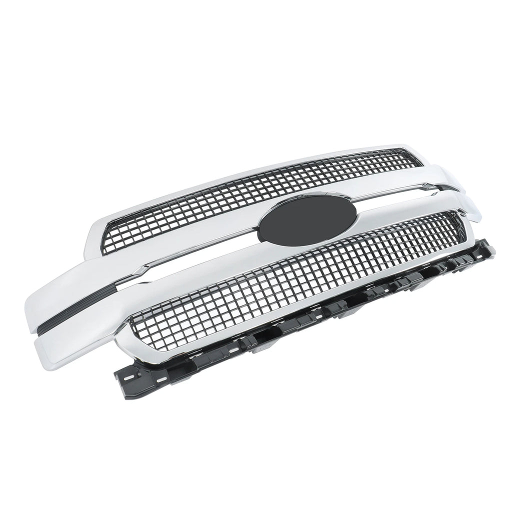 Front Grille for Ford F-150 F150 (2018–2020) JL3Z-8200-MB Platinum Chrome