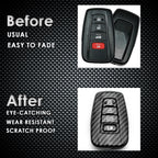 Carbon Fiber ABS Remote Key Fob Protector for Toyota (2012-2024)