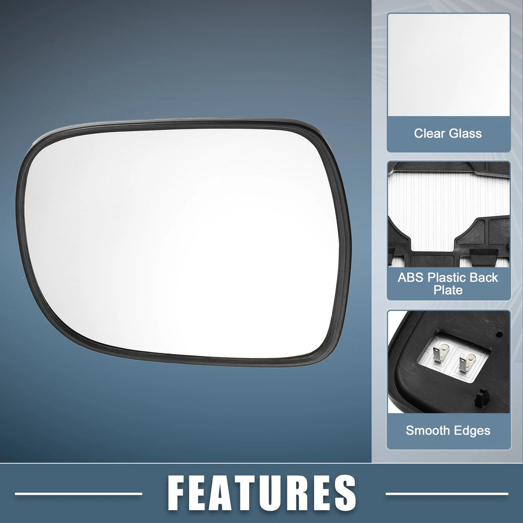 Heated Mirror Glass with Backing Plate for Lexus RX330 RX350 RX400h (2004–2008)