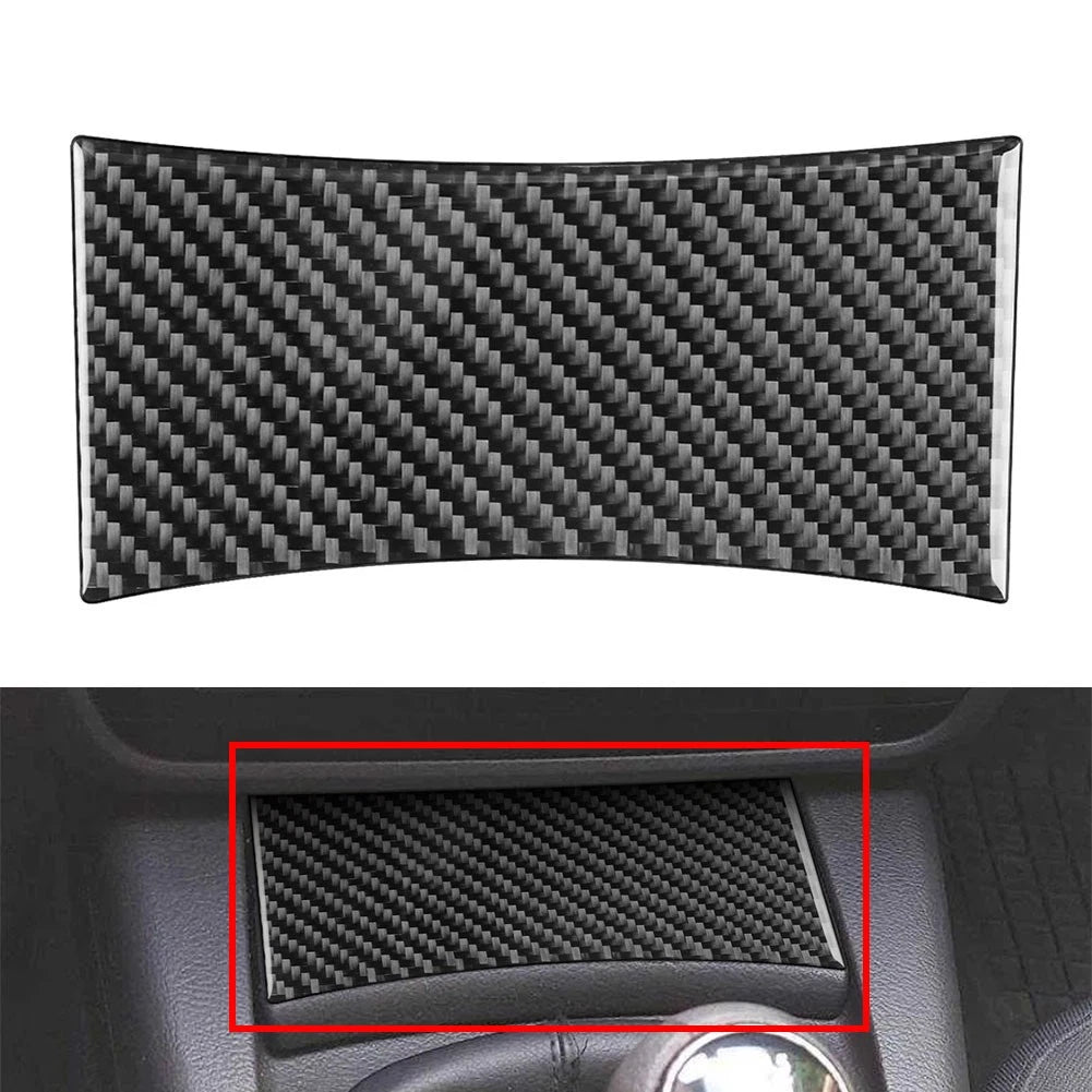 Carbon Fiber Storage Box Panel Cover Trim for Volkswagen Passat B5 (2001–2005)