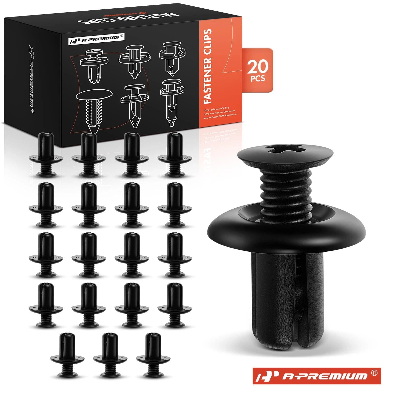 20Pcs Nylon Fender Liner Retainer Clips for Hyundai Kia