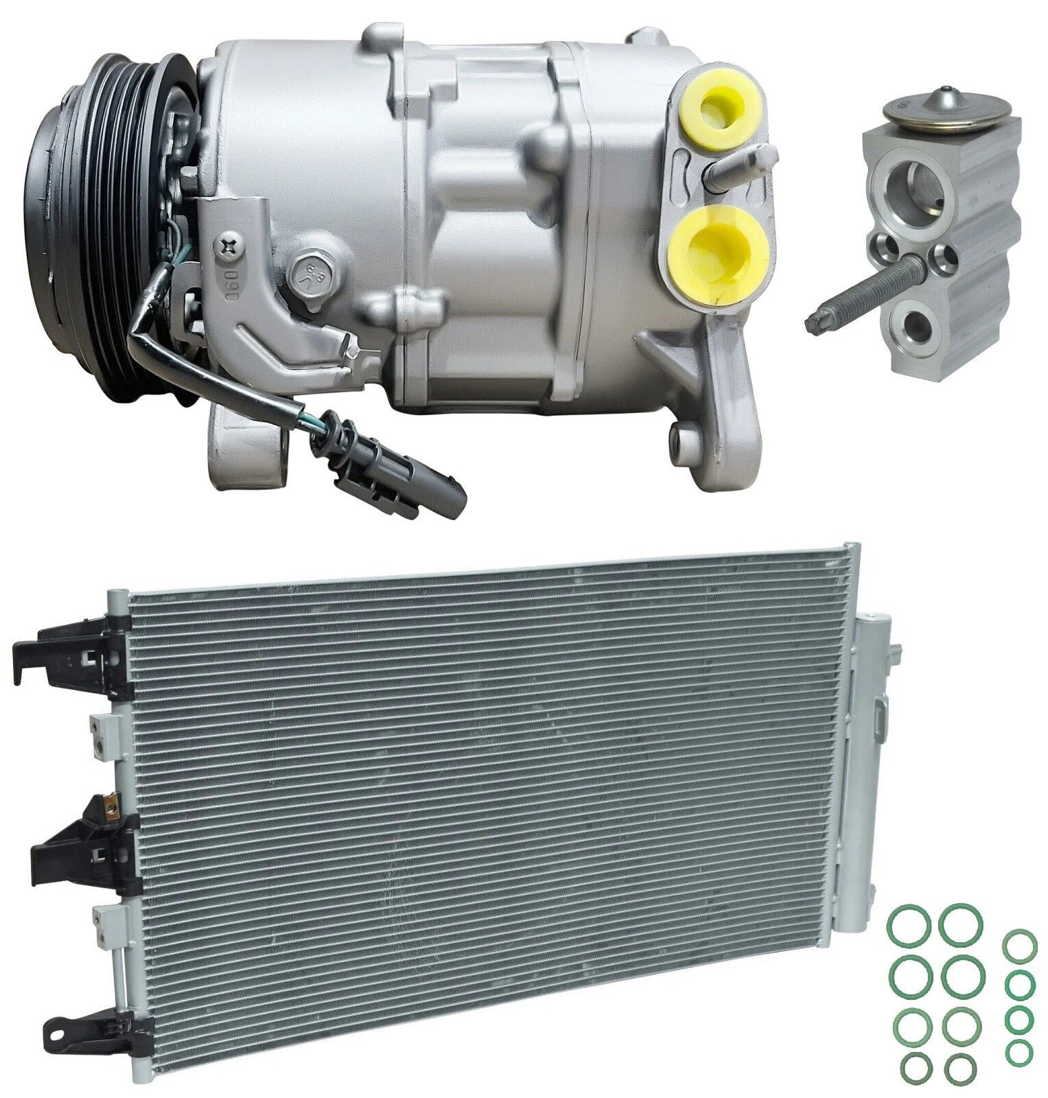 AC Compressor Kit With Condenser for Cadillac Escalade 6.2L (2021–2021)