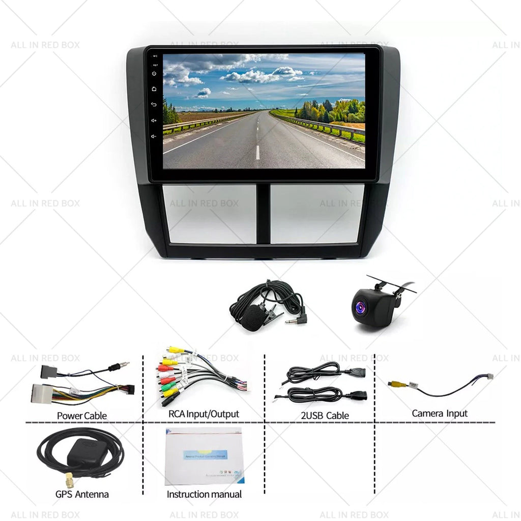 9'' Android 13 GPS Navi for Subaru Forester/Impreza (2007–2013)