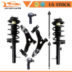 Front Struts Spring Assembly Lower Control Arm Tie Rod for Ford Focus (2000–2004)