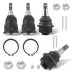 Front Upper Lower Ball Joints for Chevy GMC Silverado Sierra 2500 HD (2001–2010)