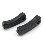Set of 2 Black 7/8" 22mm Bar Clamp Risers for Dirt Bike ATV Quad