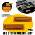 Pair of Front Signal Marker Side Lights for GMC Chevy Pickup (1981–1991) EXV