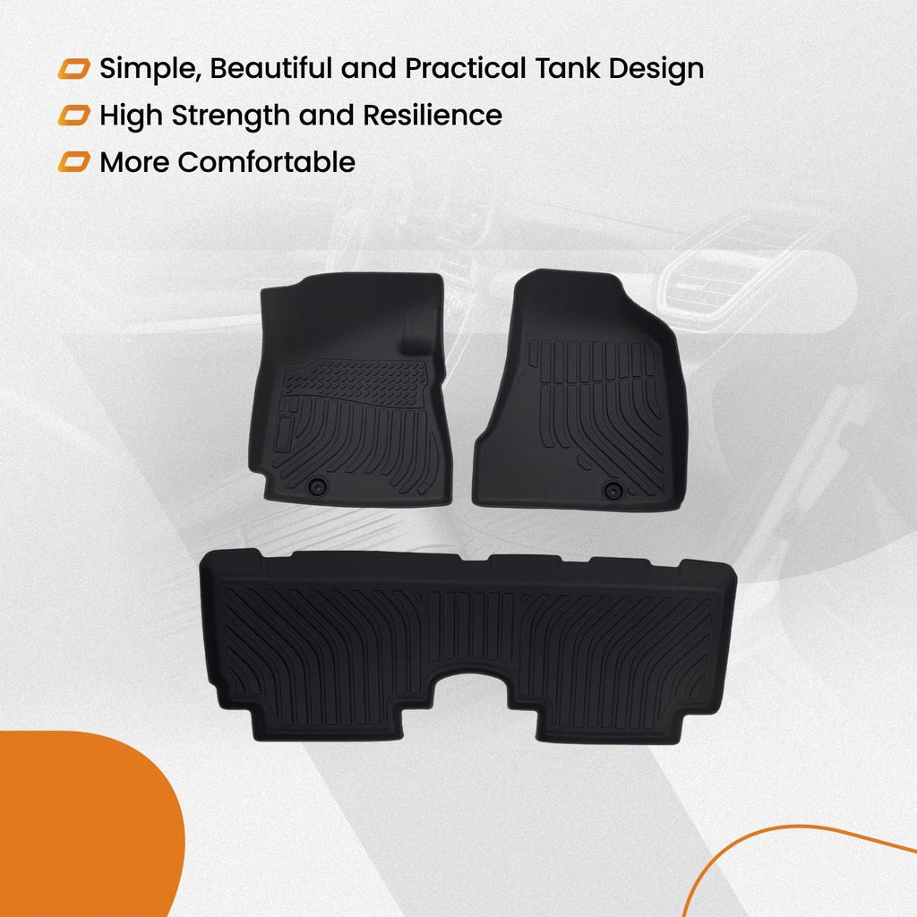 TPE Floor Mats for Hyundai Tucson (2004–2009) All-Weather Waterproof