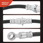 2X Front Brake Hydraulic Hose for Subaru Forester (1998-2002)