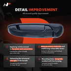 Rear Right Exterior Door Handle for Dodge Ram 1500/2500/3500 (2002–2018)