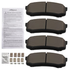 Set of 4 Rear Ceramic Brake Pads for Lexus GX460 (2010–2021) LX450 (1996–1997) D606