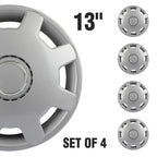 Set of 4 13" Wheel Hub Caps for R13 Tire & Steel Rim