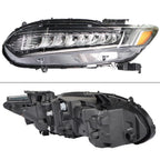 Full LED Headlight Assembly Chrome for Honda Accord (2018–2021)