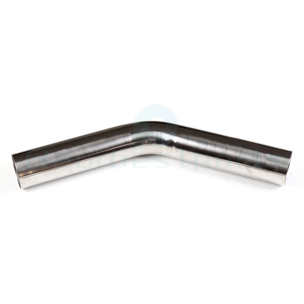 3" (76mm) 45 & 90 Degree Bend T-304 Stainless Steel Exhaust Tube Pipe