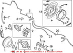 Genuine OEM Mopar Rear Vented Disc Brake Rotor for Ram 2500 3500 (2003–2023)