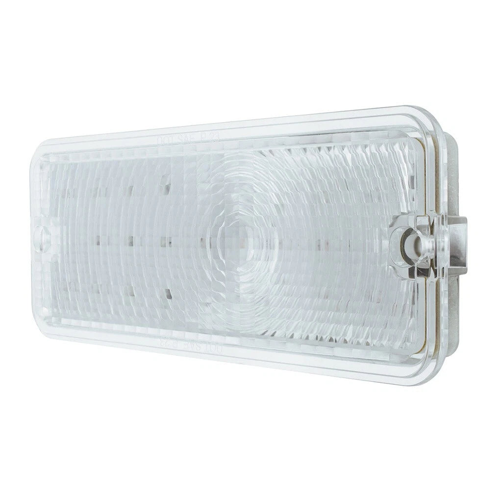 Pair Amber LED Parking Lights with Clear Lens for Ford Pickup (1973–1977)