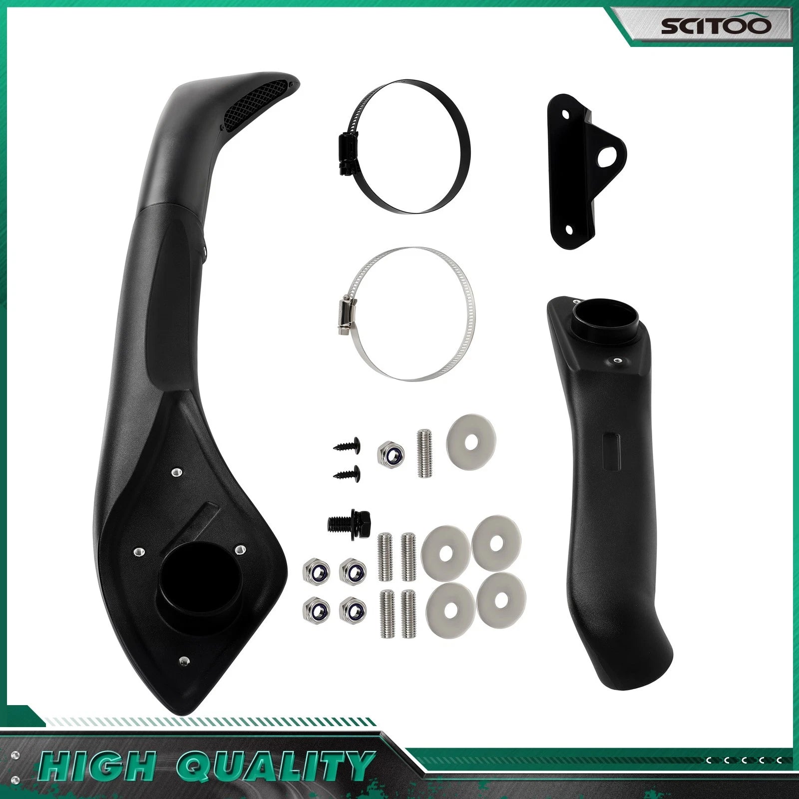 Air Intake Snorkel Kit Wedge Head Right for Toyota Hilux N80 Gun126R (2015-On)