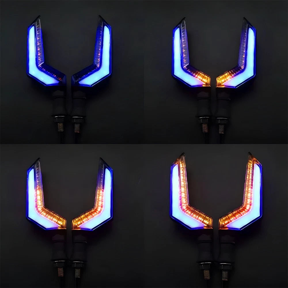 LED Amber Turn Signals for Universal Motorcycle (All Years)