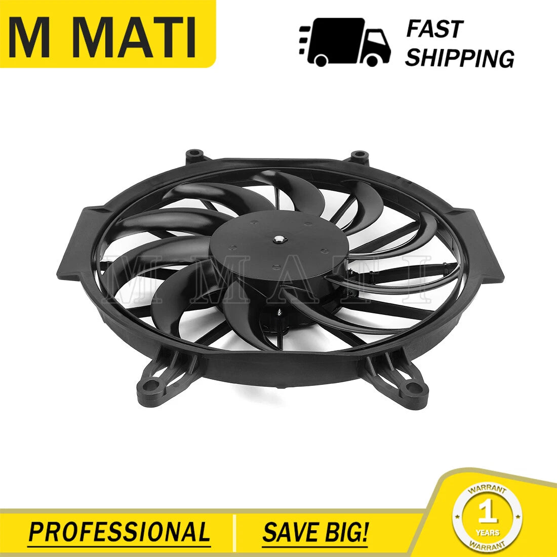 Radiator Cooling Fan Motor for Polaris Sportsman 450 ATP 500 (2005–2007)