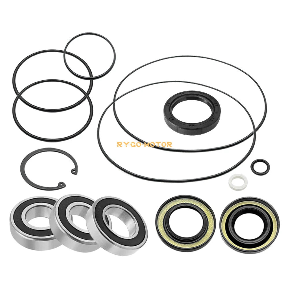 Rear Left Axle Wheel & Brake Drum Bearings Seals Kit for Honda Rancher 350 400 (2000–2006)