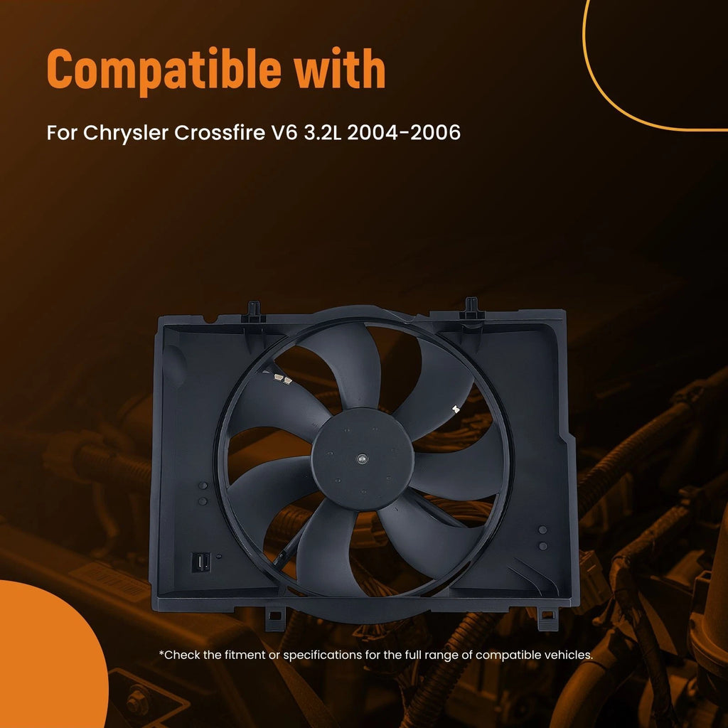 Electric Engine Cooling Fan for Chrysler Crossfire (2004–2006) 5101095AA