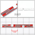 Chrome Fender Emblem Badge Trim for 262 CU