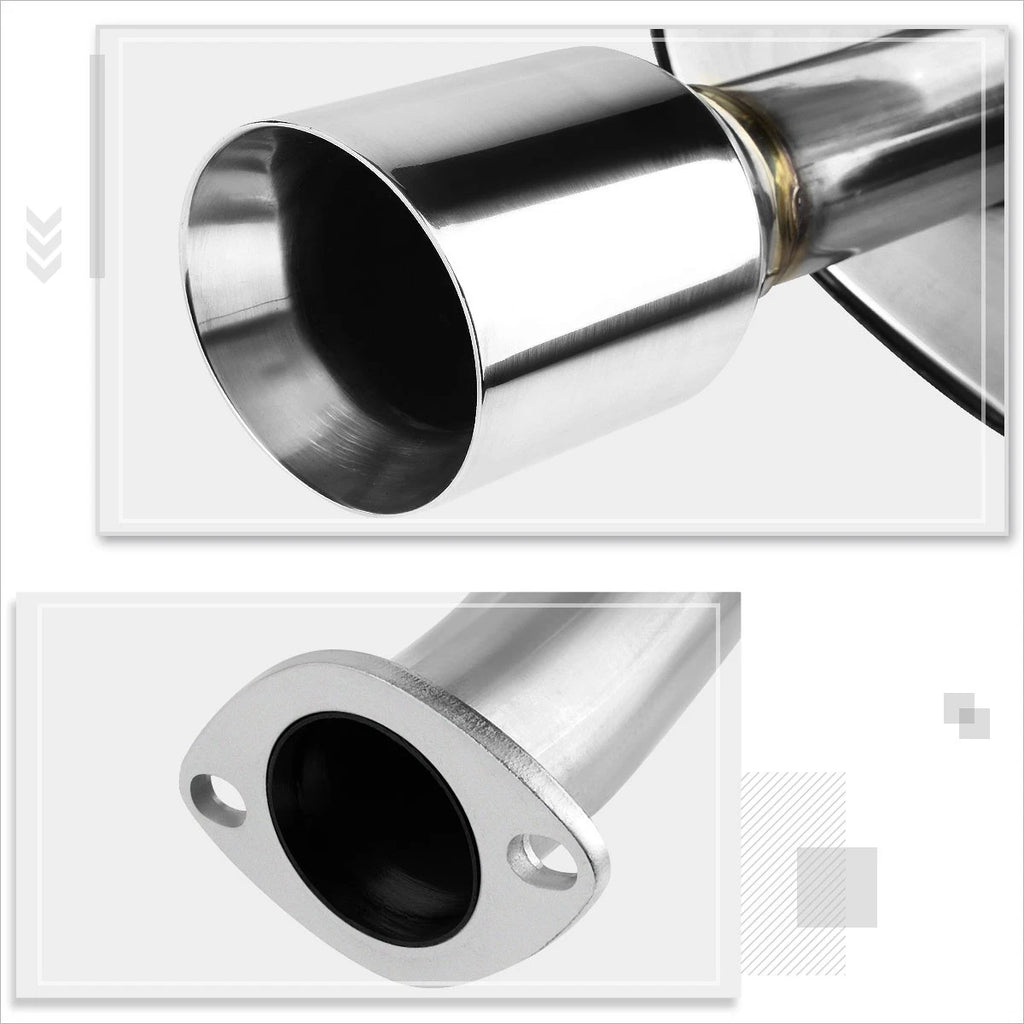 Dual 4" Rolled Tip Catback Exhaust System for Maxima 2009–2015
