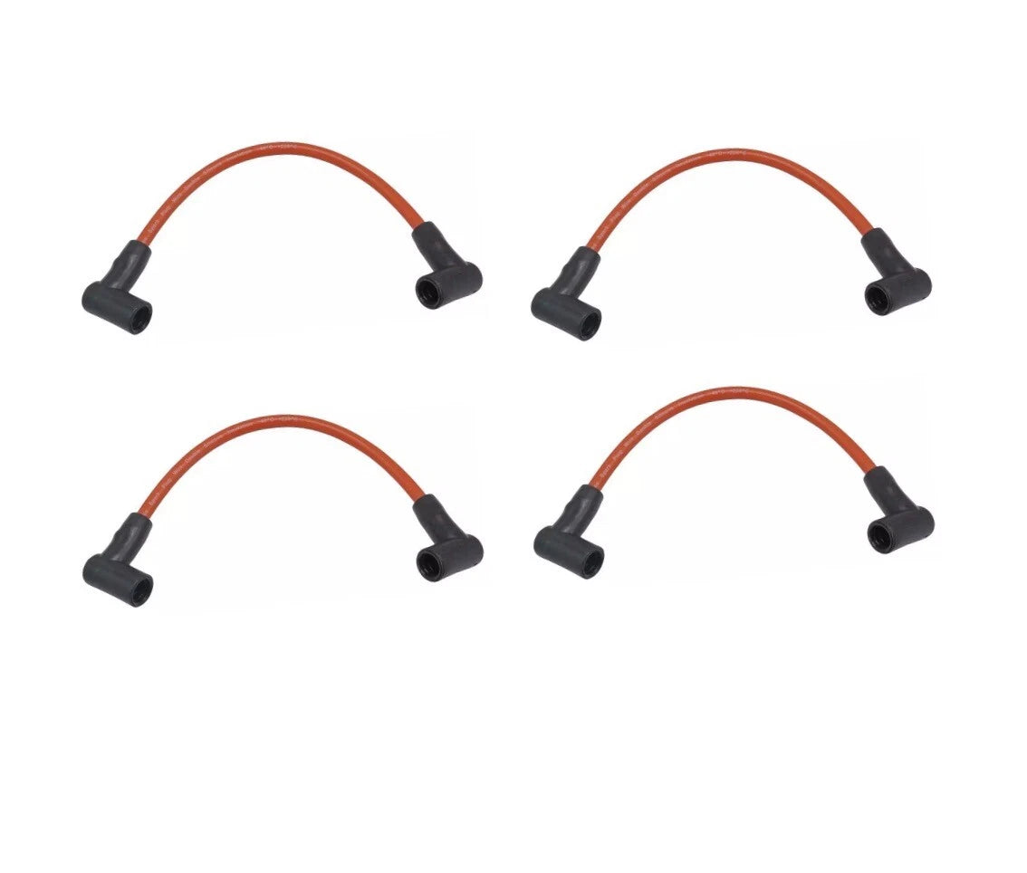 Set of 4 Spark Plug Ignition Coil Wires for Johnson Evinrude Outboard (582365)