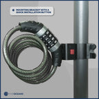 Bike Lock Cable, Combination Anti Theft Resettable Lock for Bicycle