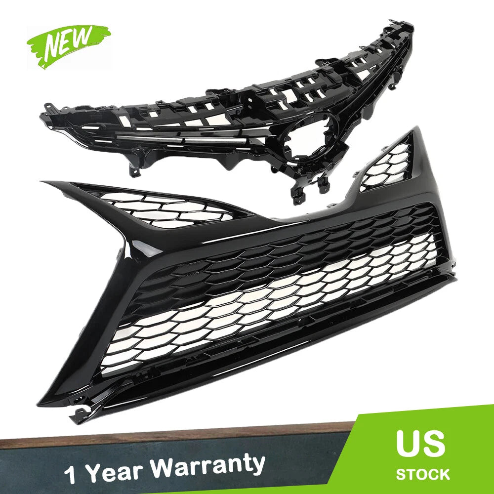 Front Upper Grille for Toyota Camry SE XSE (2021–2022) Painted Plastic