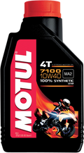MOTUL 7100 4T Synthetic Oil 10W-40 for Motorcycles (1L) 104091