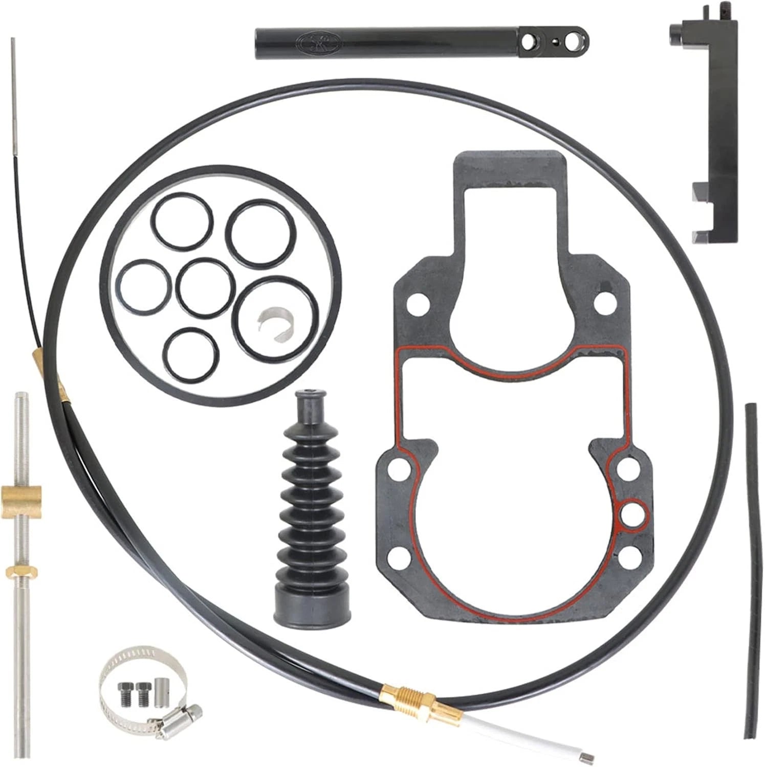 Lower Shift Cable Kit for Sierra 18-2603 18-2603E 865436A03 19543T1