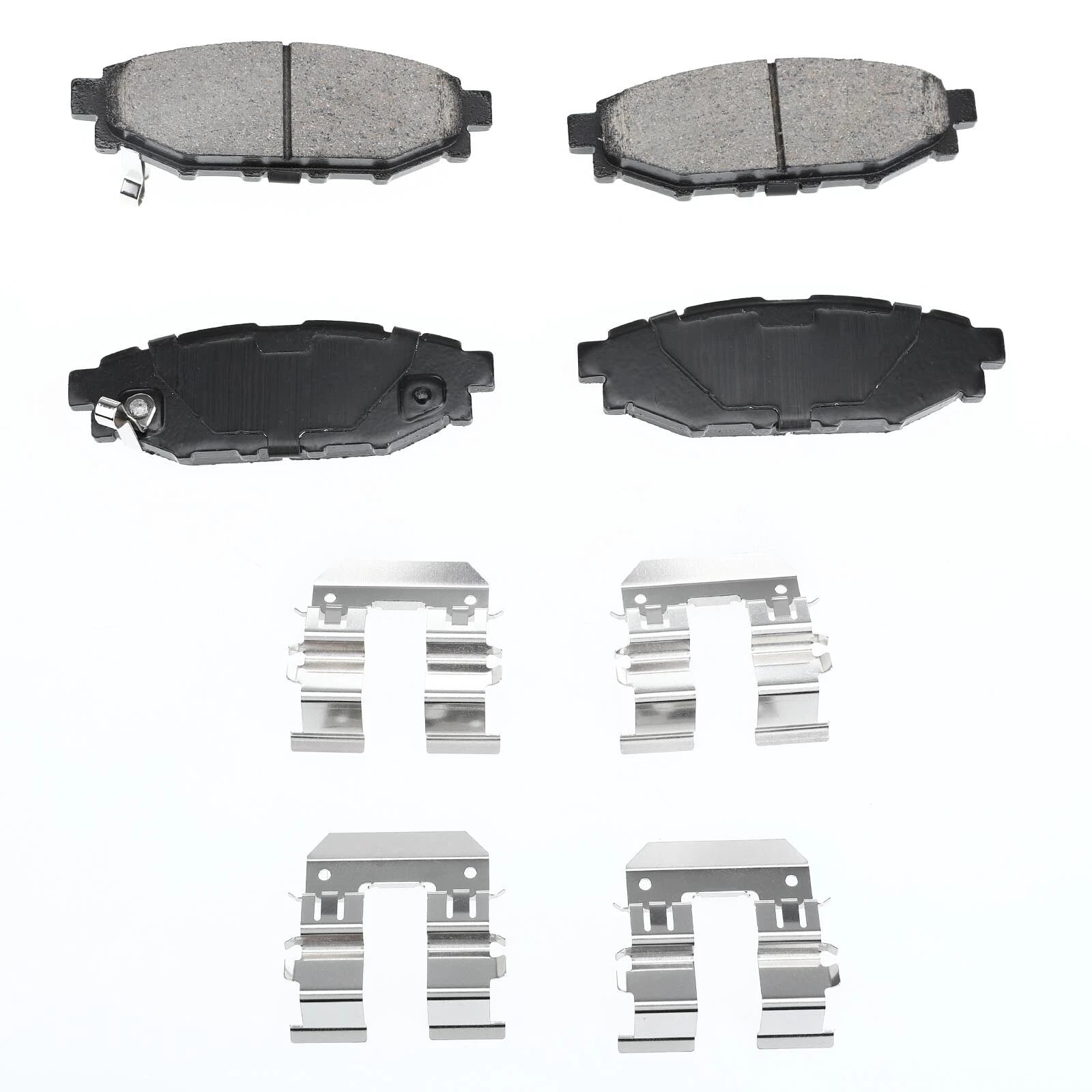 Set of 4 Disc Brake Rotors & Ceramic Pads for Subaru Forester (2009–2013)