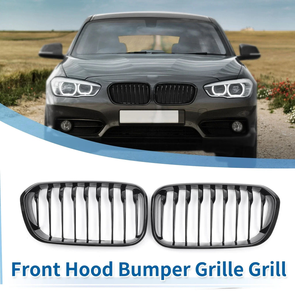 Front Bumper Grille for BMW 1 Series F20 Signal Slat (2015-2018)