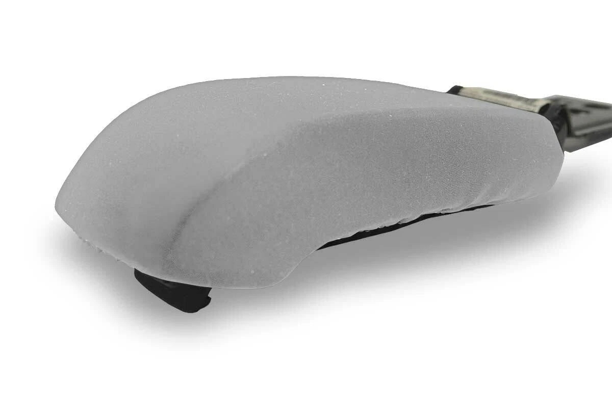Fleece Console Lid Armrest Cover for Ford Fiesta (2014–2019) Gray