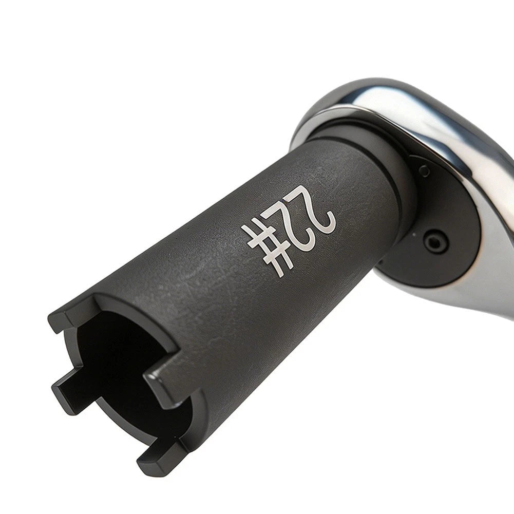 2 Piece Clutch Lock Nut Socket Wrench Set for Motorcycle (18mm, 20mm, 22mm)