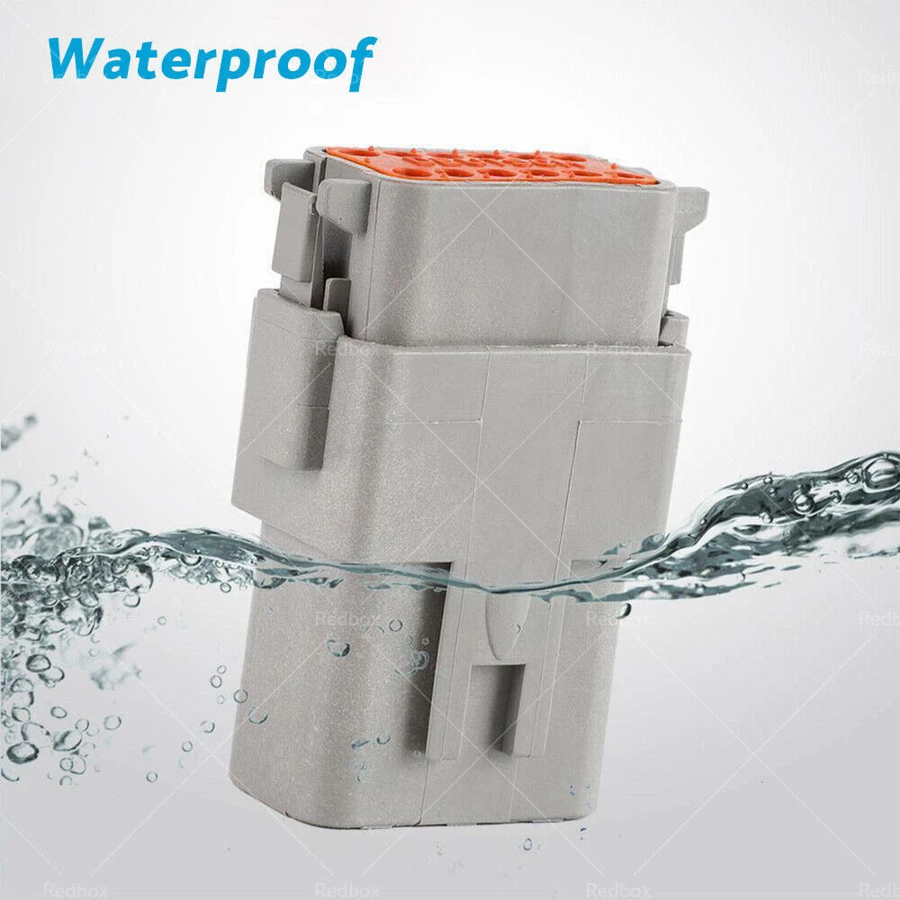 Deutsch DT 12-Way Connector Waterproof Plug Kit for 12-24V Vehicles