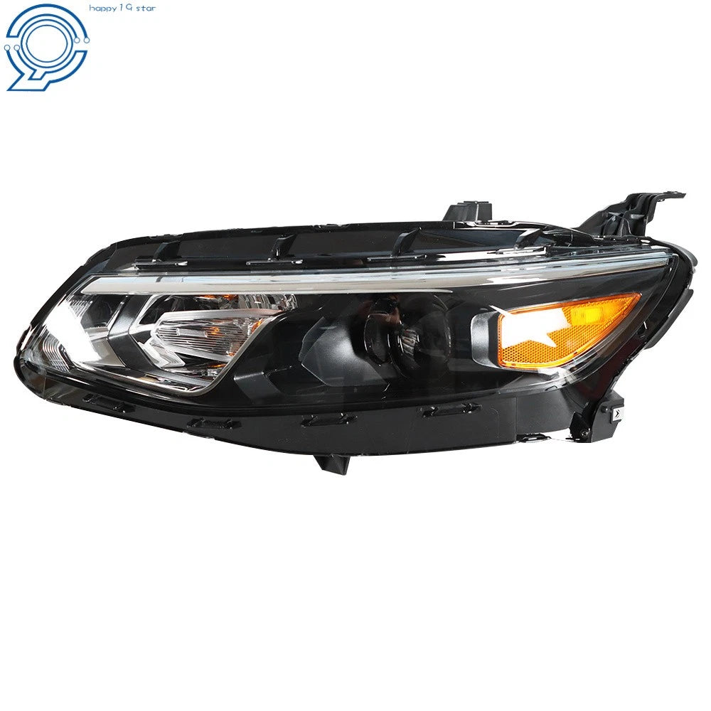 Halogen Headlights for Chevy Malibu (2016–2018) Black Housing Clear Lens